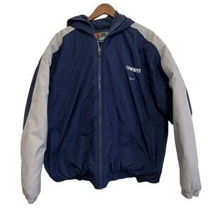 Dallas Cowboys Nike NFL Double Hooded Puffer Jacket Size XL RN 94878 CA 34428
